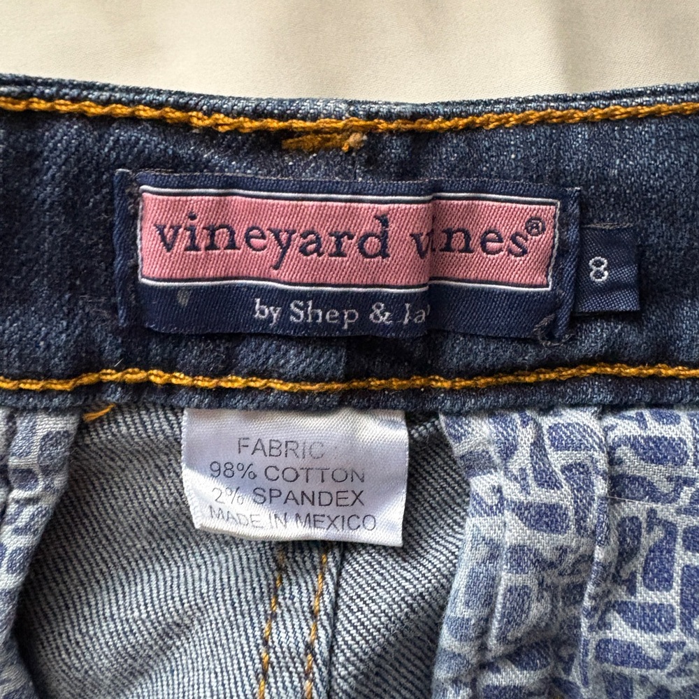 Vineyard Vines Blue Denim Jean pencil skirt